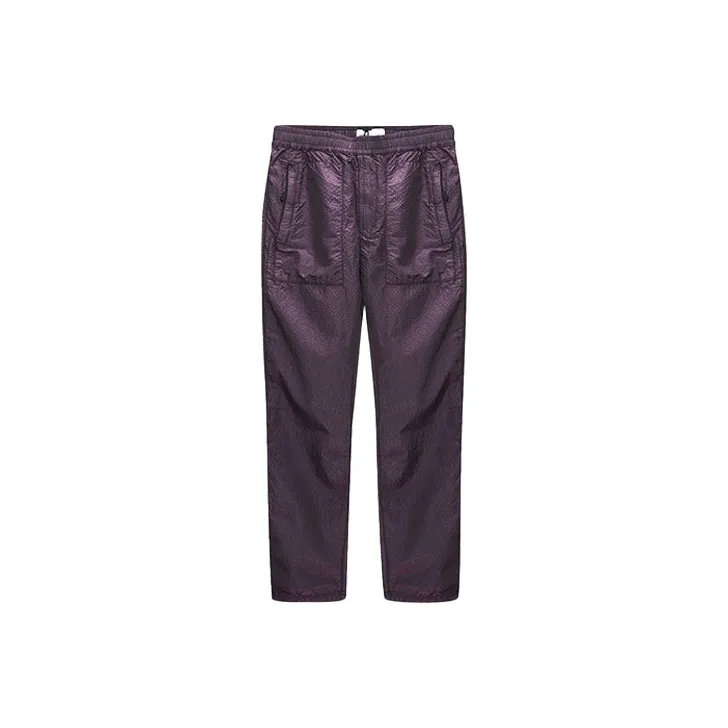 STONE ISLAND Knitted Sweatpants Men Purple-0