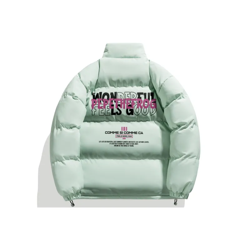Pepe The Frog Puffer Jacket Unisex-2