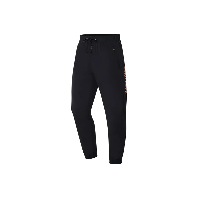 LINING Running Collection Knitted Sweatpants Men Black-0