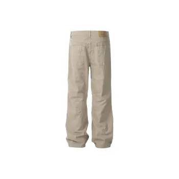 M MAICCO Jeans Unisex Light Khaki