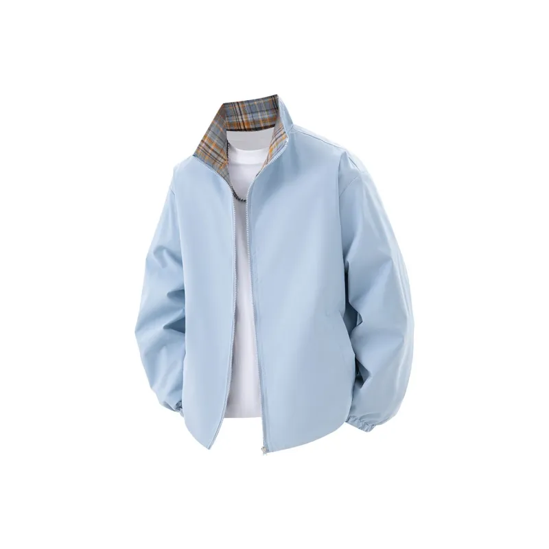 ADOONGA Jackets Coats Unisex Navy Blue-9
