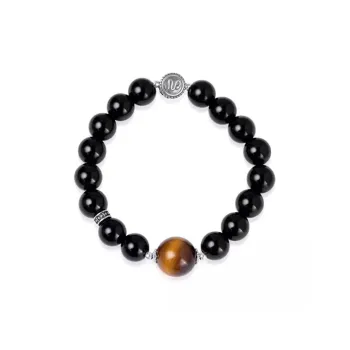 Kevni Natural Obsidian Bracelets Unisex