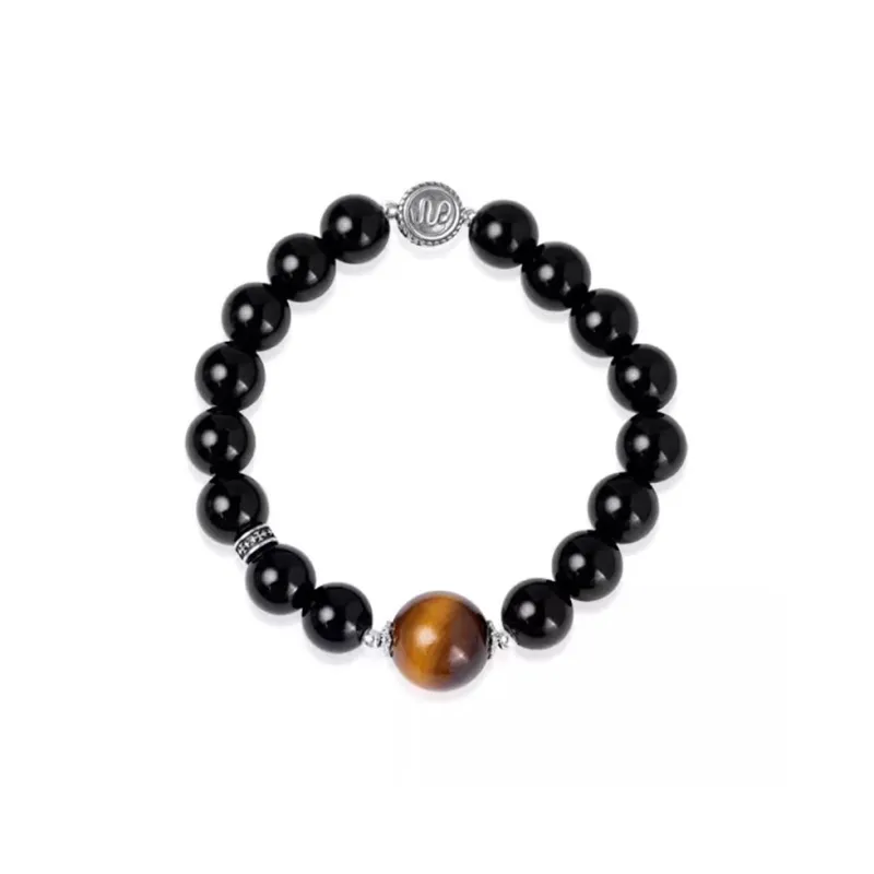 Kevni Natural Obsidian Bracelets Unisex-0