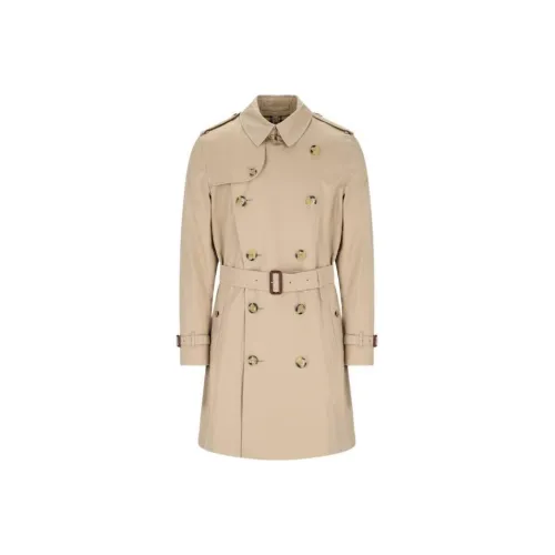 Burberry Double Breasted Belted Waist Coat
