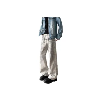 NVRFRGT Jeans Unisex Ecru