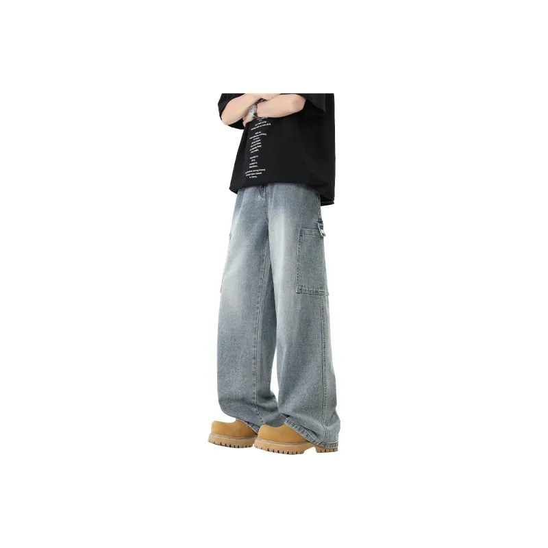 FASTFISH Jeans Unisex Vintage Blue-0