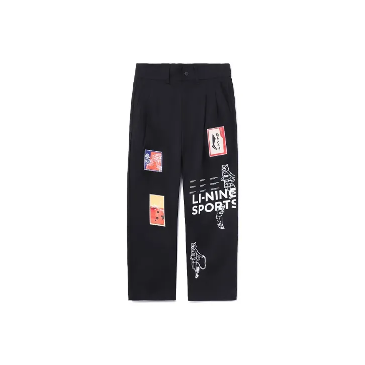 LiNing Casual Pants Unisex Black-0