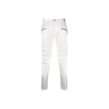 BALMAIN Jeans Men White