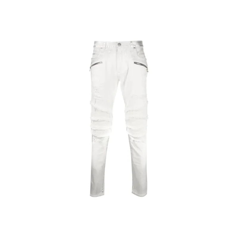 BALMAIN Jeans Men White-0