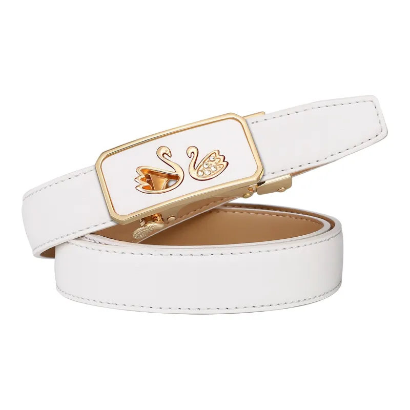 CATELLES Cow Split Leather Belts Women's 2.4cm-8