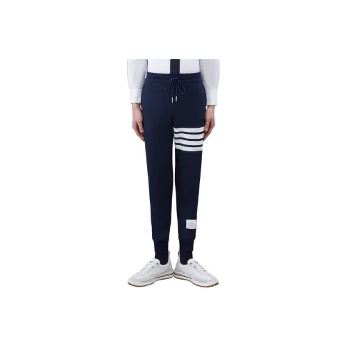 THOM BROWNE· Knitted Sweatpants Men's Blue