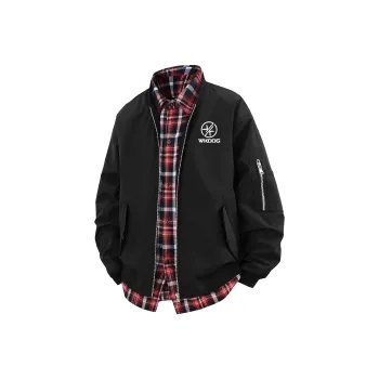 WKOOG Jackets Coats Unisex Brown