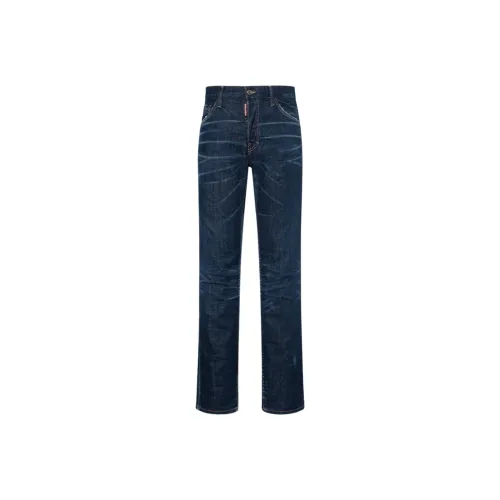 DSQUARED 2 Logo patch Slim cut Jeans