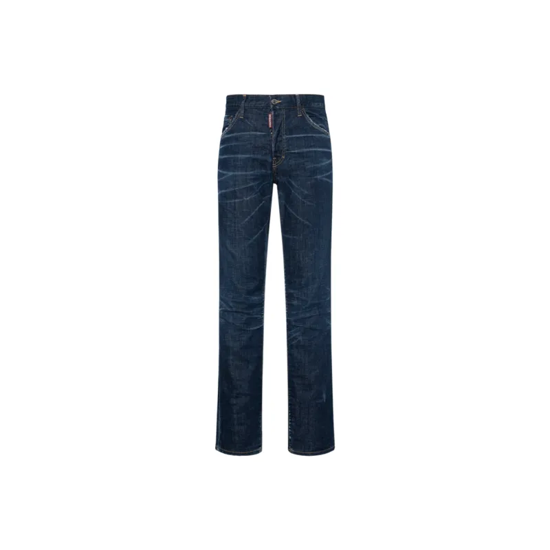 DSQUARED 2 Logo patch Slim cut Jeans-0