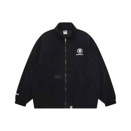 Aape Logo appliqué Zip up Jacket