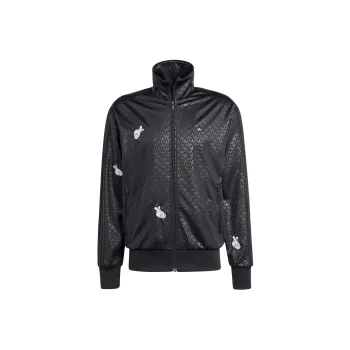 Adidas Originals x MILAOSHU LIANMINGKUAN Mickey Mouse Co brand SS24 Jackets Coats Men's Black