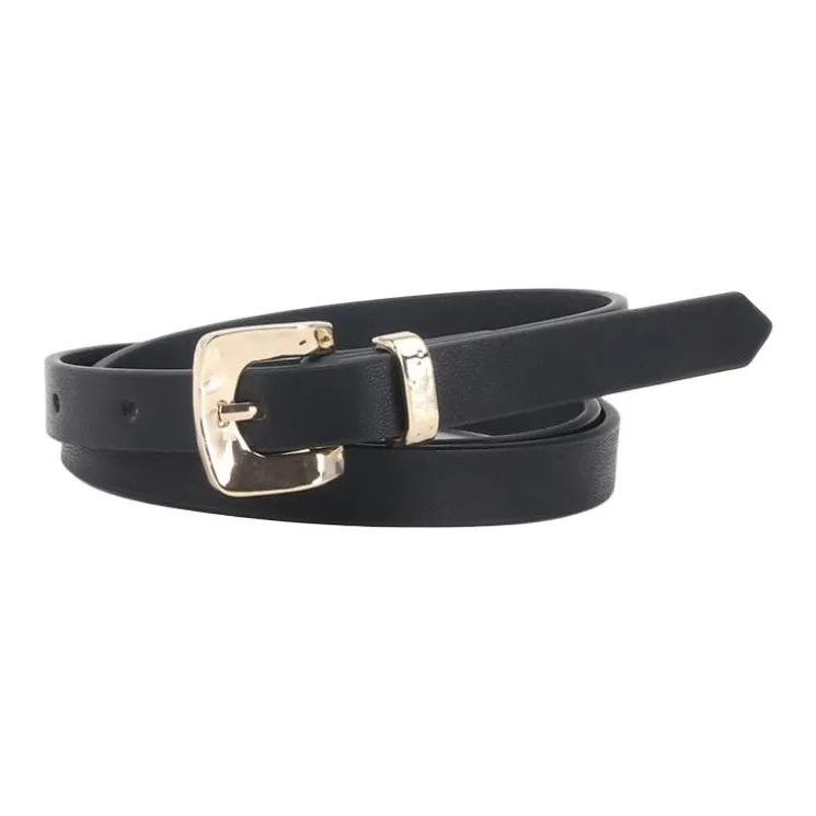 JEANSWEST PU Leather Belts Women's 1.4CM-1