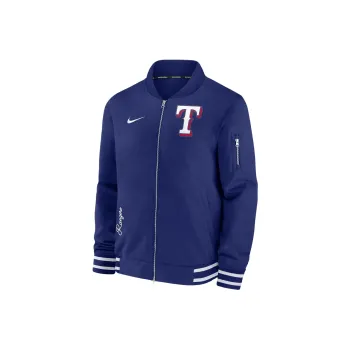 Nike Texas Rangers Authentic Collection Men's Nike Mlb Full-Zip Bomber Jacket