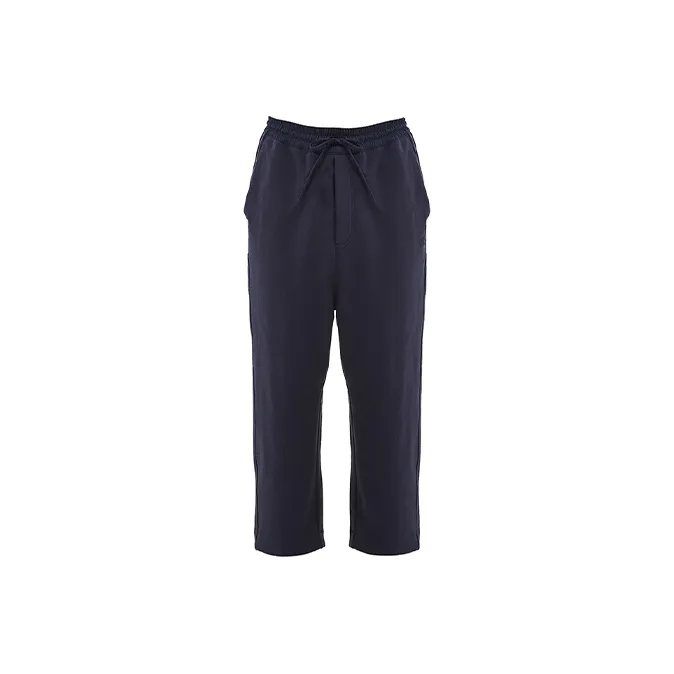 Y 3 Casual Pants Men Navy Blue-0