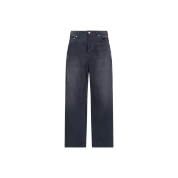 Balenciaga Logo Patch Baggy Pants
