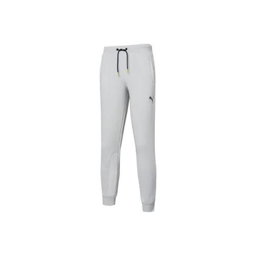 PUMA Knitted Sweatpants Men Light Gray