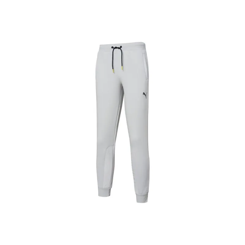 PUMA Knitted Sweatpants Men Light Gray-0