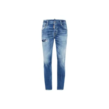 DSQUARED 2 Distressed Straight Leg Jeans