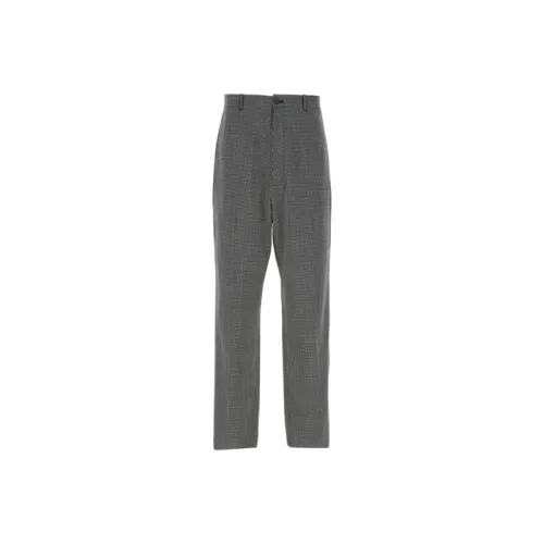 Balenciaga Casual Pants Loose Fit Style Men's Gray