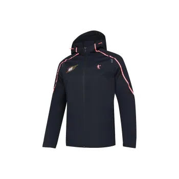 QIAODAN Trench Coat Men's Black