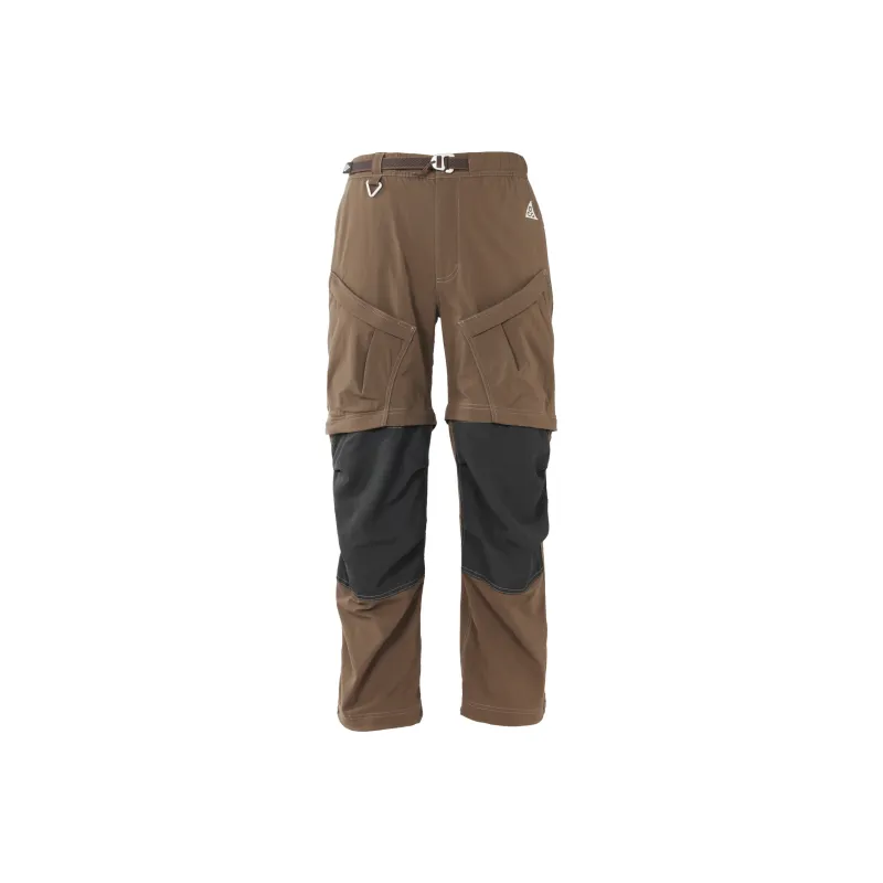 Nike SS22 Knitted Sweatpants Men's Brown-0