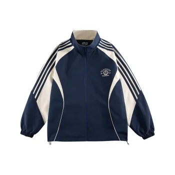 TIRED Jackets Coats Unisex Navy Blue