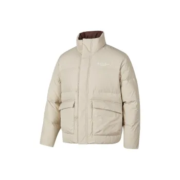 Skechers Sports Alliance Series FW24 Puffer Jacket Unisex Light Brown