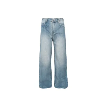 PMET Jeans Unisex Washed Blue