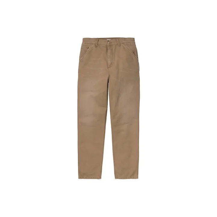 Carhartt WIP Single Knee Dearborn Canvas 12oz Relaxed Straight Fit Pants-0