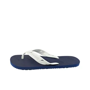Havaianas Rubber Sole Abrasion Resistant Slip Resistant Flip Flops Unisex Blue