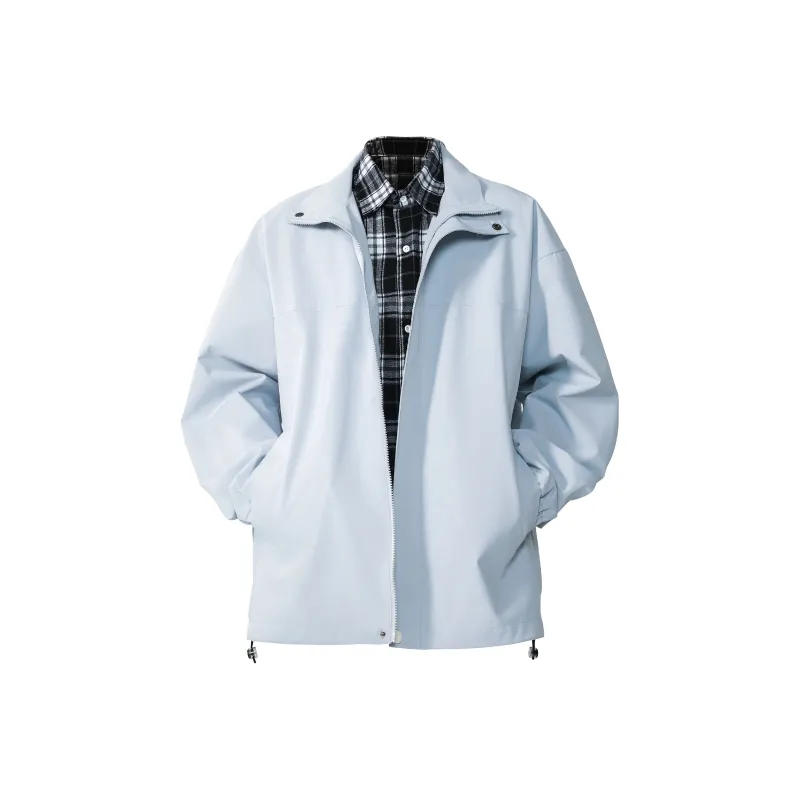 MEXICAN Jackets Coats Unisex Navy Blue-3