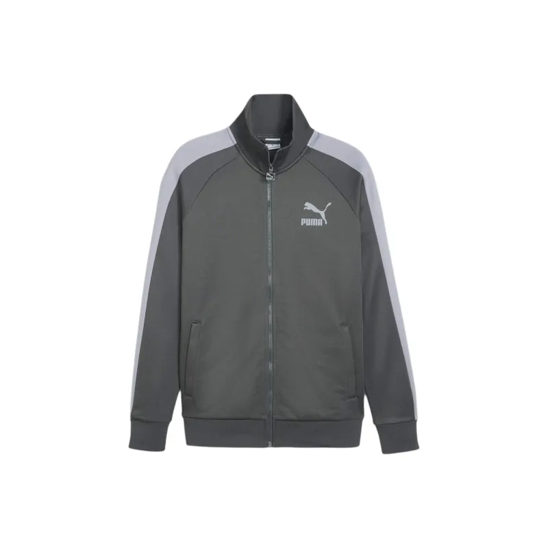 PUMA T7 ICONIC Track Jacket Men Jackets Coats Men's Dark Gray-0