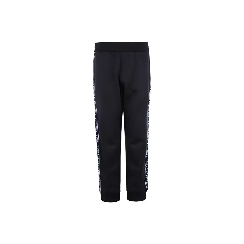 VERSACE Knitted Sweatpants Men Dark Blue-0