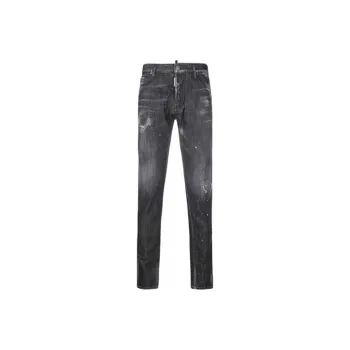 DSQUARED 2 Icon Wash Paint Splatter Skater Jeans