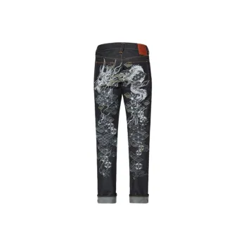 EVISU Jeans Men Denim Blue