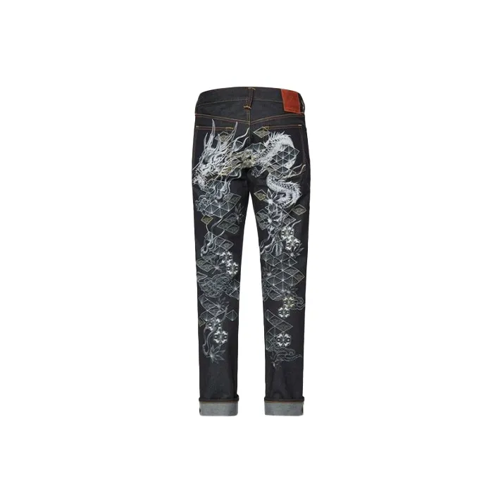 EVISU Jeans Men Denim Blue-0