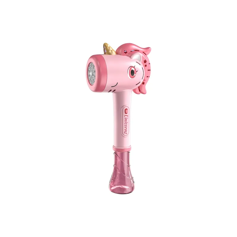 Cute Baby Fully Automatic Unicorn Bubble Wand, Leak Proof Bubble Machines-0