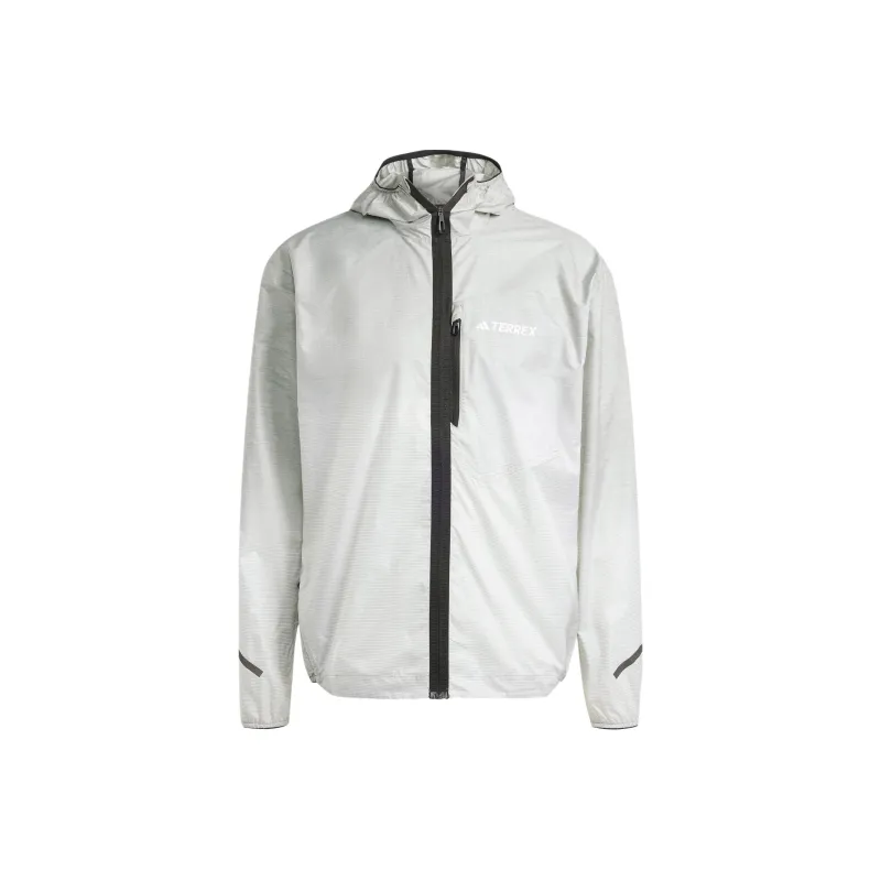 Adidas Jackets Coats Men's Silver Gray Green-0