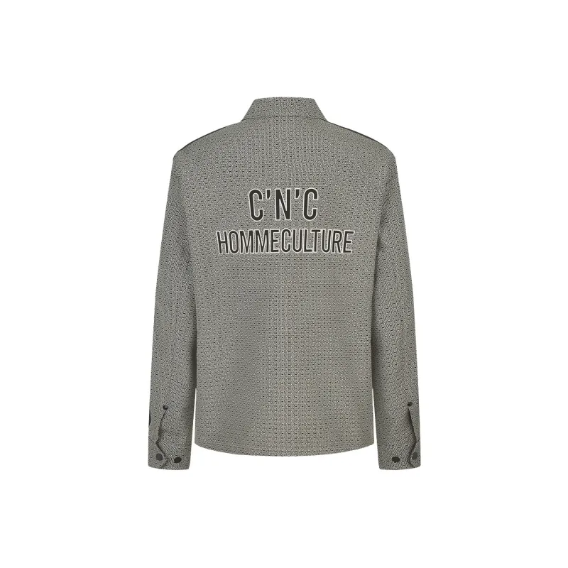 C'N'C New Order & Classics Series Jackets & Coats Men's Gray Pattern-0