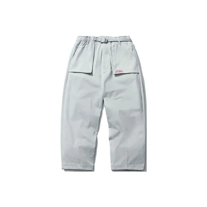 LiNing Casual Pants Men Brick Gray-0