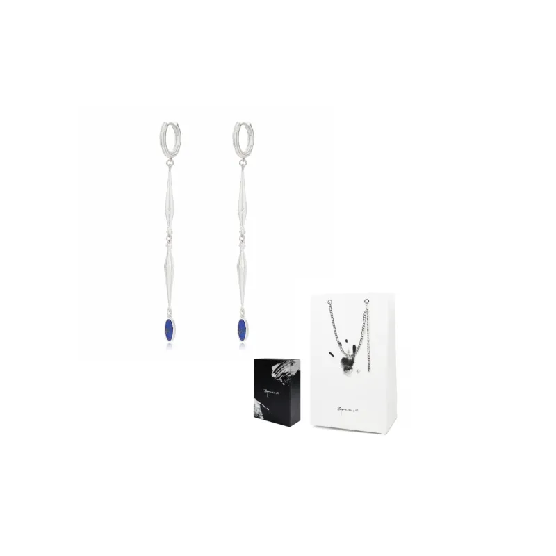 Empress 47 Concept 925 Sterling Silver Earrings Unisex-1