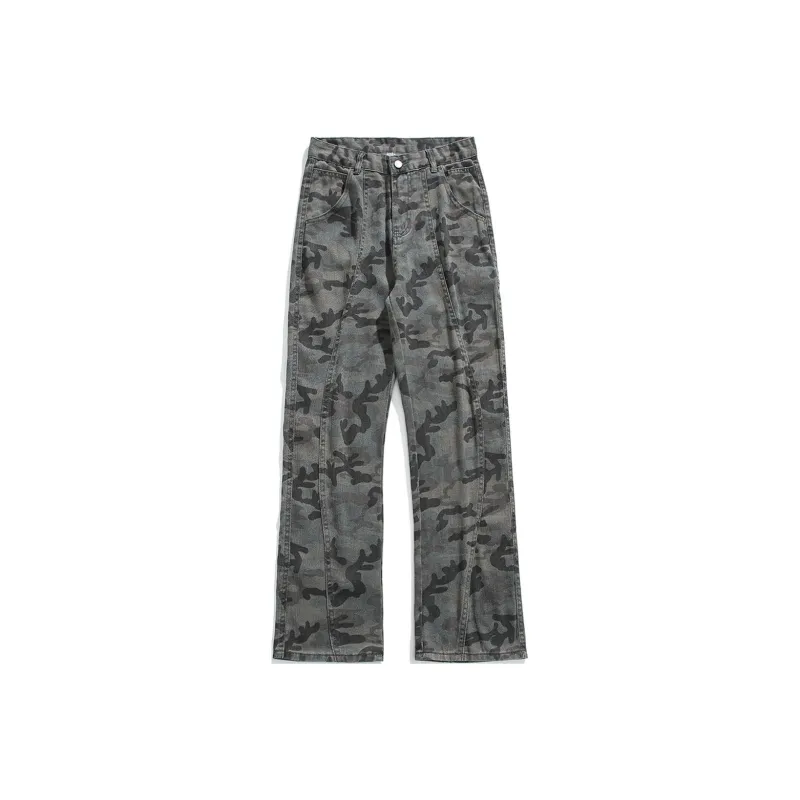 BRYAN JIMENEZ Jeans Unisex Camouflage-0