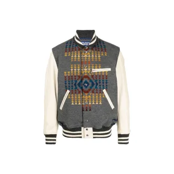 JUNYA WATANABE Pendleton Varsity Button-Up Jacket