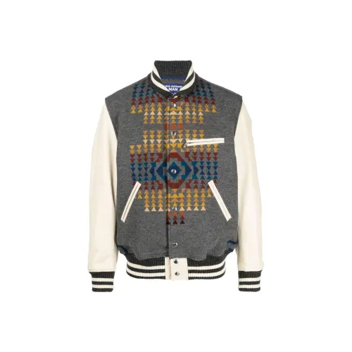 JUNYA WATANABE Pendleton Varsity Button-Up Jacket