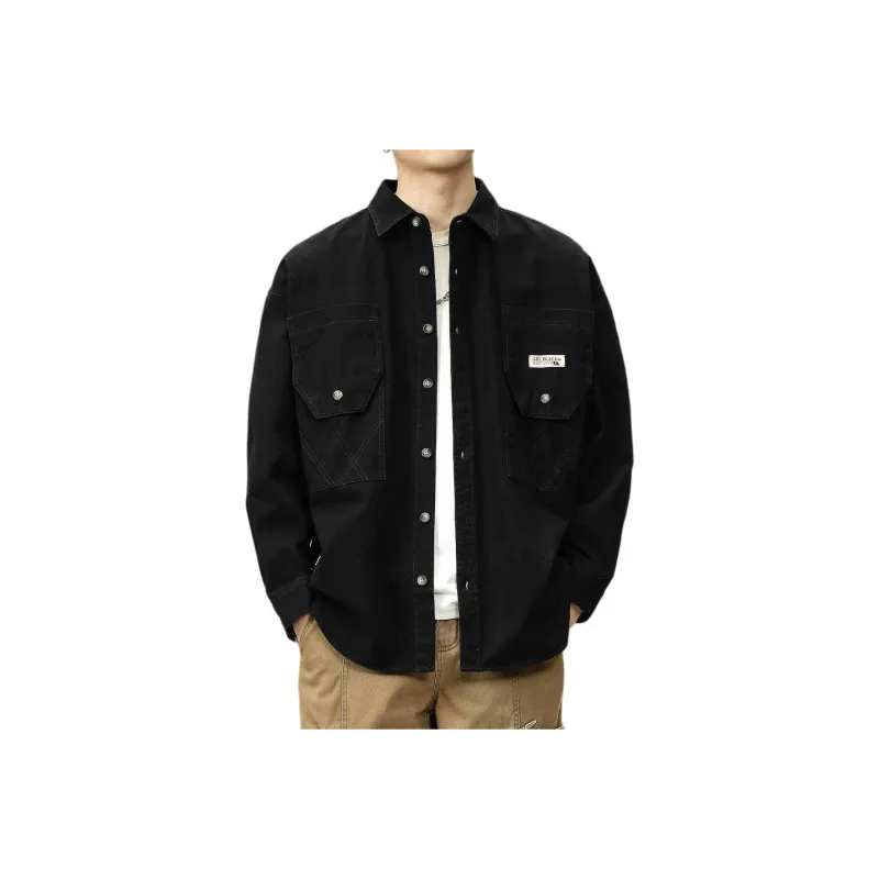 PRPK Spring Fall Jackets & Coats Loose Fit Men's-7